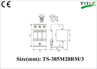 20kA/40kAタイプ産業サージ・プロテクター、交流電力ライン サージの抑制装置