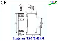 TT/TN Sののための5kA/10kAタイプ3電光サージの防止装置電源システム